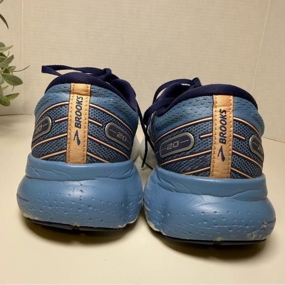 Brooks Women's Glycerin 20 Blue/White Running Shoes Sneaker Size 9.5B Activewear - Picture 10 of 16